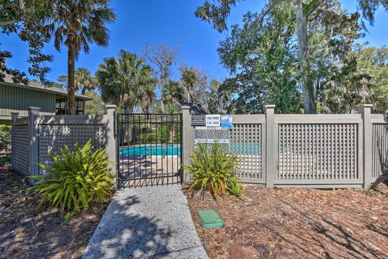 Coastal Oasis With Pool - Walk To Coligny Beach Park Хилтън Хед Айлънд Екстериор снимка