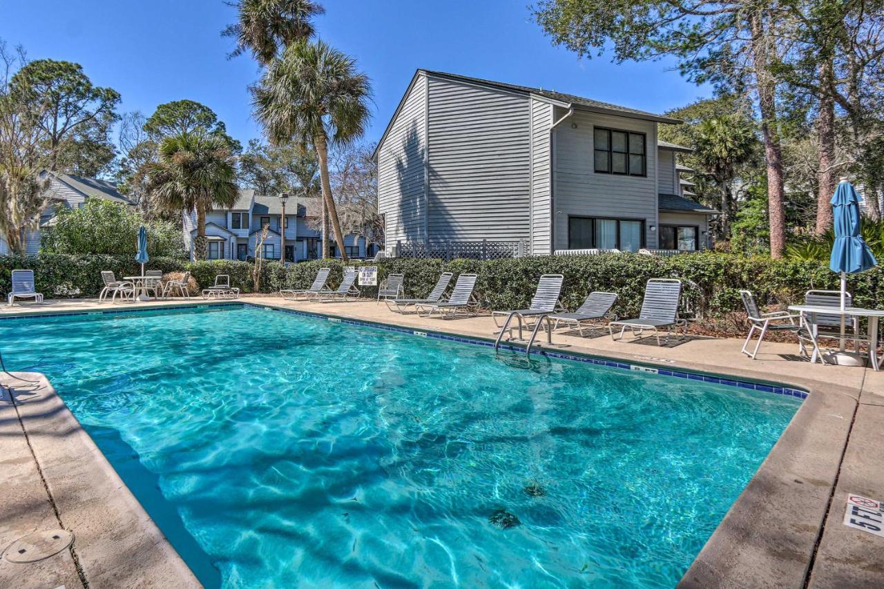 Coastal Oasis With Pool - Walk To Coligny Beach Park Хилтън Хед Айлънд Екстериор снимка